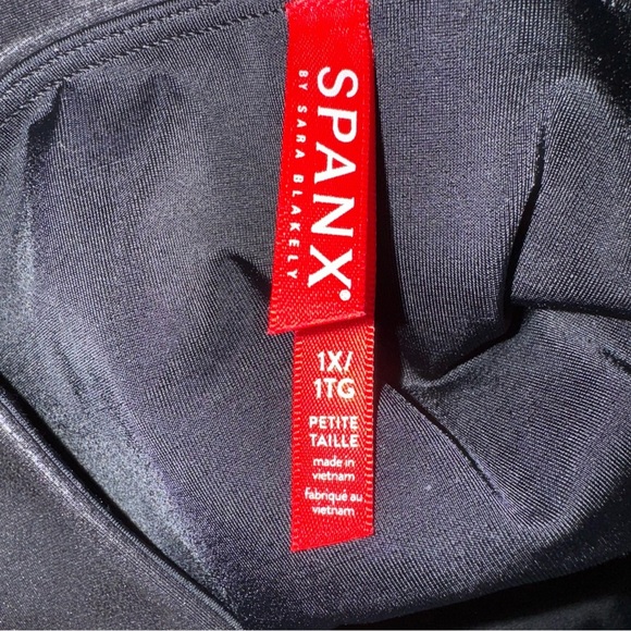 Spanx Faux Leather Leggings Sz 1X petite tall - Picture 5 of 7